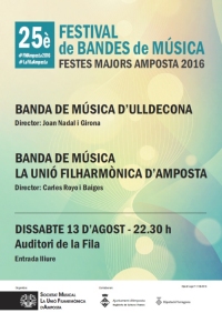 25 FESTIVAL DE BANDES DE MSICA 