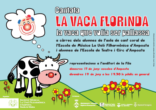 Societat Musical La Uni Filharmnica dAmposta > Arxiu de notcies > Florinda, la vaca pallassa