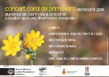 CONCERT CORAL DE PRIMAVERA. EbreCoral 2015