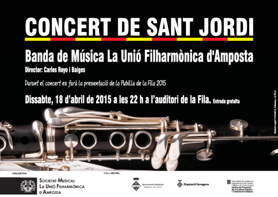 Societat Musical La Uni Filharmnica dAmposta > Arxiu de notcies > CONCERT DE SANT JORDI 2015