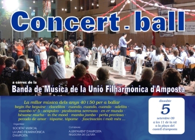 Societat Musical La Uni Filharmnica dAmposta > Banda de Msica > CONCERT-BALL A LA FRESCA