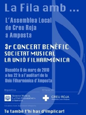 Societat Musical La Uni Filharmnica dAmposta > Banda de Msica > LA FILA AMB... 3er.CONCERT BENFIC