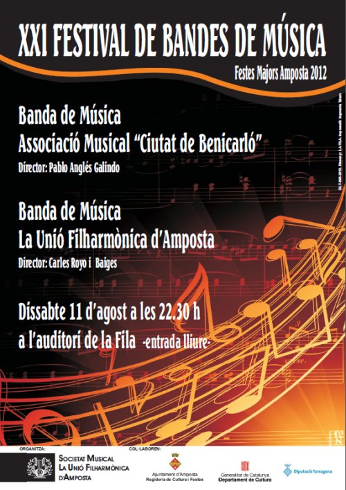 21 FESTIVAL DE BANDES DE MSICA