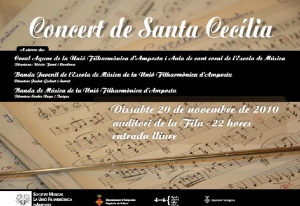 Societat Musical La Uni Filharmnica dAmposta > Arxiu de notcies > PROGRAMA DACTES SANTA CECLIA 2010 