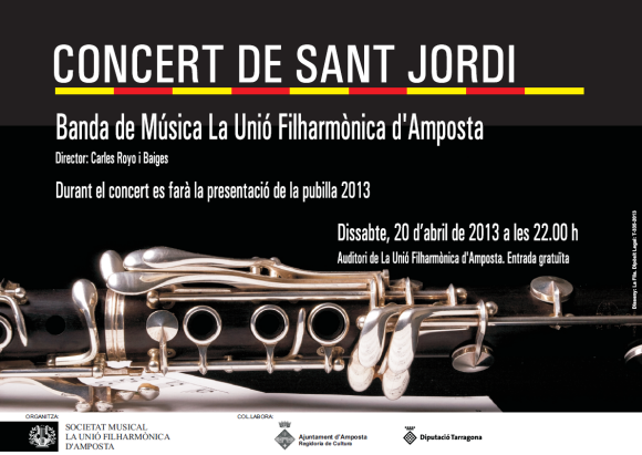 Societat Musical La Uni Filharmnica dAmposta > Arxiu de notcies > <img src="img/concert_stjordi2013_portada.png">