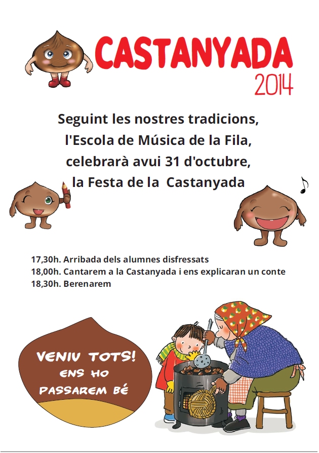 Societat Musical La Uni Filharmnica dAmposta > Arxiu de notcies > LA CASTANYADA 2014