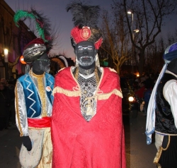 La Banda de Msica, a la cavalcada de Reis dIgualada