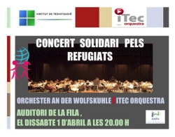 Concert solidari pels refugiats: Orchester an der Wolfskuhle i ITEC Orquestra