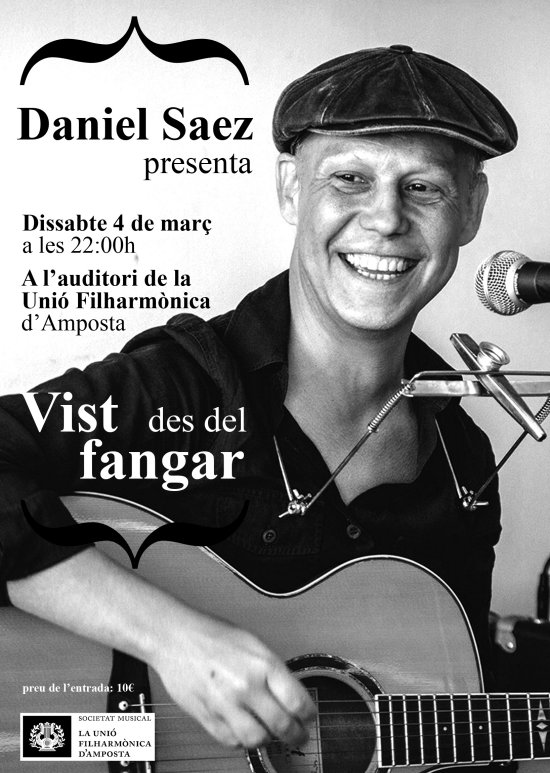 Societat Musical La Uni Filharmnica dAmposta > Arxiu de notcies > Daniel Sez presenta el seu treball VIST DES DEL FANGAR