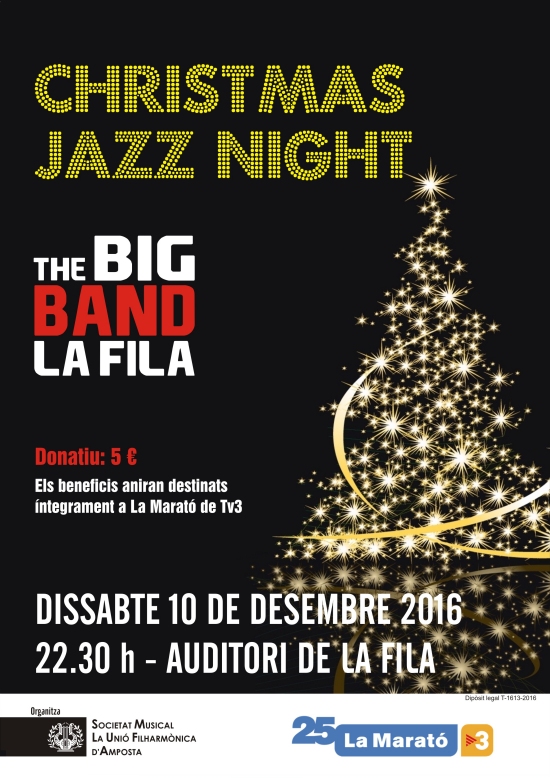 Societat Musical La Uni Filharmnica dAmposta > Arxiu de notcies > CHRISTMAS JAZZ NIGHT AMB LA BIG BAND DE LA FILA