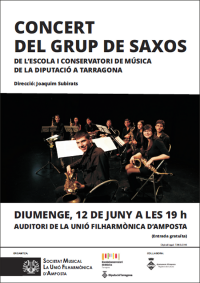 Concert del Grup de Saxos de lEscola i Conservatori de Msica de Tarragona