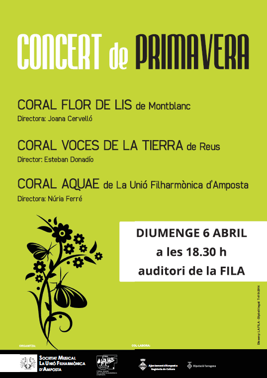 Societat Musical La Uni Filharmnica dAmposta > Arxiu de notcies > CONCERT CORAL DE PRIMAVERA