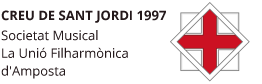 La Uni Filharmnica dAmposta va rebre la Creu de Sant Jordi lany 1997