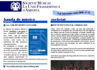 Societat Musical La Uni Filharmnica dAmposta > Full informatiu > FULL INFORMATIU MAR 2009