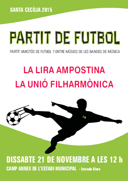 Societat Musical La Uni Filharmnica dAmposta > Arxiu de notcies > PARTIT DE FUTBOL 