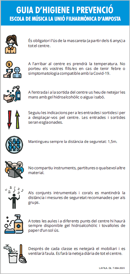 Societat Musical La Uni Filharmnica dAmposta > Notcies > Benvinguts a lEscola de Msica de la Uni Filharmnica dAmposta