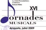 XVI JORNADES MUSICALS 2009