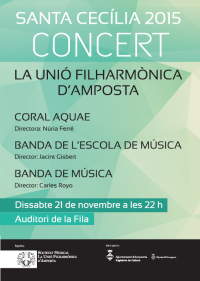 Programa del Concert de Santa Ceclia 2015