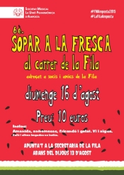 6 Sopar a la fresca de Festes Majors 2015