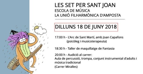 Societat Musical La Unió Filharmònica d´Amposta > Notícies > Les Set per Sant Joan 2018