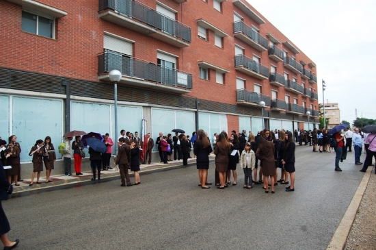 Societat Musical La Uni Filharmnica dAmposta > Arxiu de notcies > La pluja, protagonista de la 34a Trobada de Bandes de Msica de Catalunya