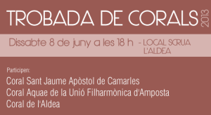 TROBADA DE CORALS A LALDEA