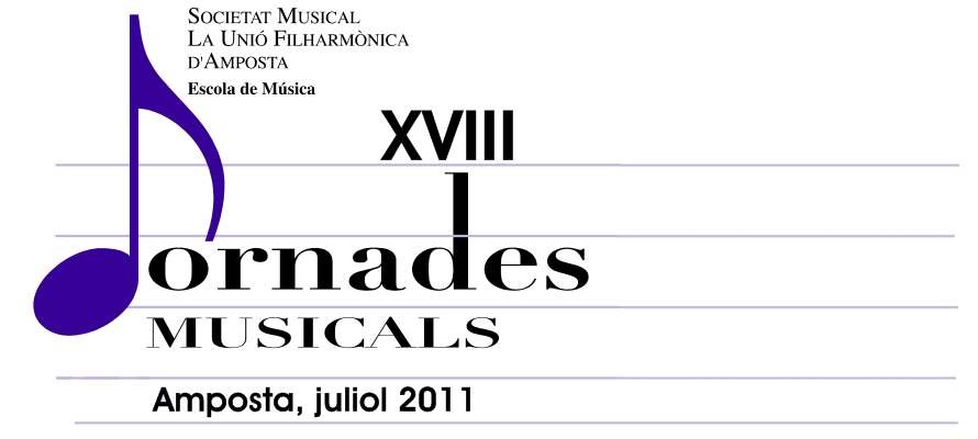 Escola de Música de la Unió Filharmònica d'Amposta. Jornades Musicals 2011